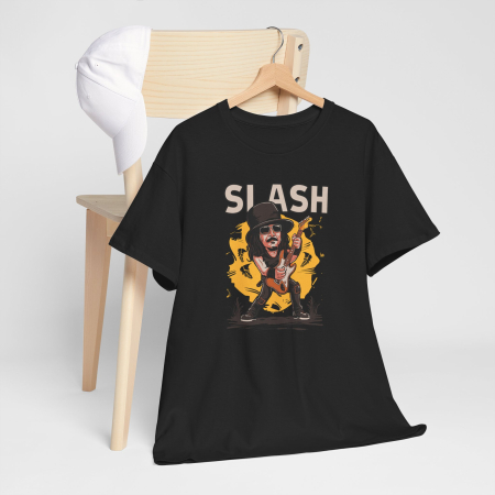 Tricou personalizat Music, negru, SLASH, pasionatii de muzica [1]