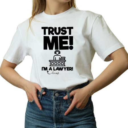 Tricouri Personalizate - Tricou personalizat pentru avocati, dama, alb