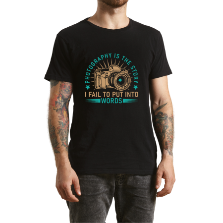 Tricouri Personalizate - Tricou personalizat PhotoGrapher, pentru fotografi/pasionati de fotografie, culoarea negru
