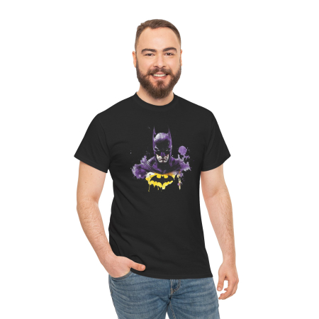 Tricouri Personalizate - Tricou personalizat Super Eroi Marvel, Batman, negru