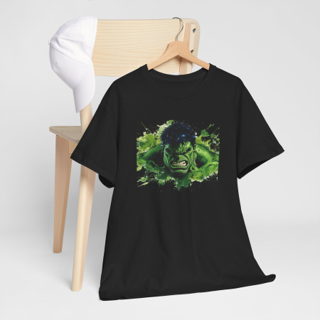 Tricou personalizat Super Eroi Marvel, HULK, negru [1]