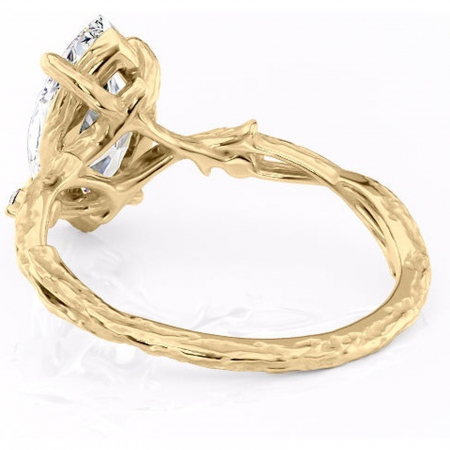 Inel de logodnă Meliora din aur Galben 14kt cu moissanite tăietură marquise – Solitar rafinată pentru profil mediu | Personalizează și configurează gratuit online [3]