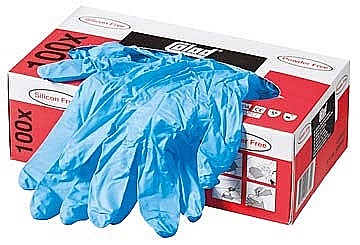 Mănuși Nitril Colad Albastru, Large, 100 buc.- 530900CLD [1]