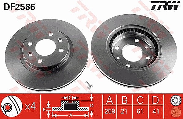 DISC FRANA  - TRW DF2586 [1]