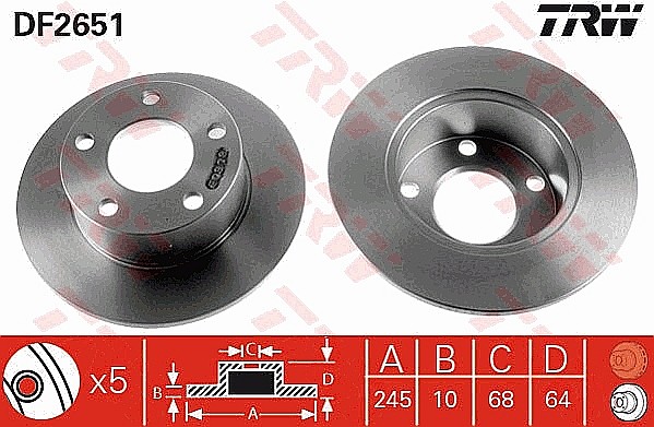 DISC FRANA  - TRW DF2651 [1]