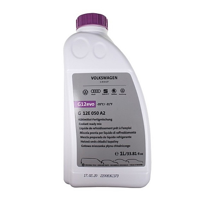 Antigel G12EVO VW/Skoda/Audi/Seat 1000ml, gata diluat, (inlocuieste G12, G12+, G++, G13) [1]