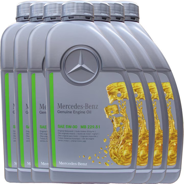 Pachet 7 litri Ulei motor Mercedes MB 229.51 5W-30 [1]