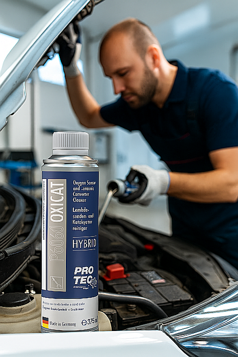 Aditiv auto curatare catalizator, sonda lambda, valva EGR pentru motoare hybrid, Pro-Tec, 375 ml [2]