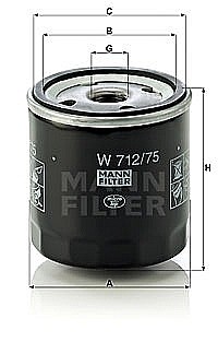 MANN-FILTER W 712/75 [1]
