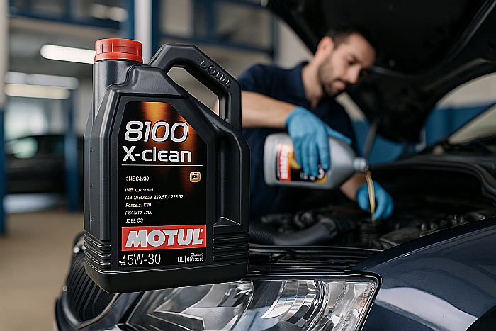 Ulei motor Motul 8100 X-Clean+, 5W30, 5L [3]