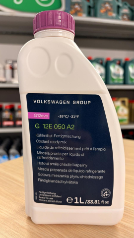 Aditivi - Antigel G12EVO VW/Skoda/Audi/Seat 1000ml, gata diluat, (inlocuieste G12, G12+, G++, G13)