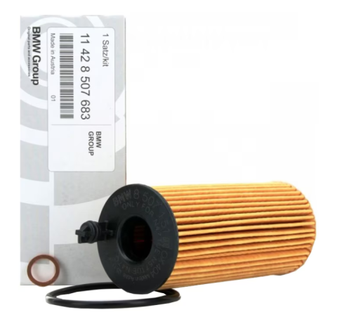 Filtre auto - Filtru ulei original BMW, 11428507683, motor diesel N47