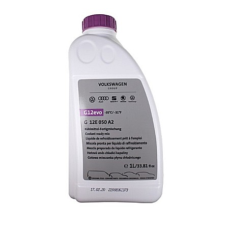 Uleiuri / Lichide auto - Antigel G12EVO VW/Skoda/Audi/Seat 1000ml, gata diluat, (inlocuieste G12, G12+, G++, G13)