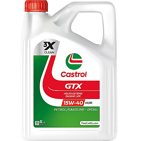 Uleiuri - Ulei motor Castrol GTX A3/B3, 15W40, 4L