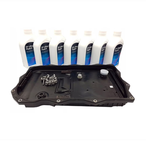 Pachete revizii auto - Kit complet revizie cutie automata 8 viteze ZF Lifeguard Fluid 8, cu 7L de ulei, pentru BMW diesel/benzina 1 F20 F21 3 F30 F31 4 F32 F36 5 F10 F11 X1 F48 X3 F25 X4 F26 X5 F15 X6 F16