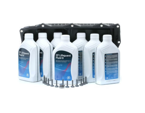 Kit complet revizie cutie automata 8 viteze ZF Lifeguard Fluid 8, cu 7L de ulei, pentru BMW diesel/benzina 1 F20 F21 3 F30 F31 4 F32 F36 5 F10 F11 X1 F48 X3 F25 X4 F26 X5 F15 X6 F16 [5]