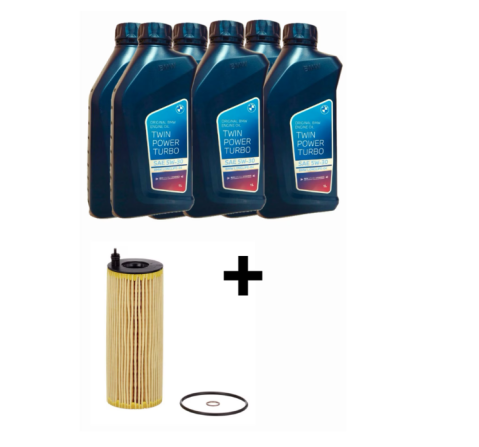 Pachete revizii auto - Pachet schimb de ulei BMW (6L) + filtru ulei Mann HU 721/5 X