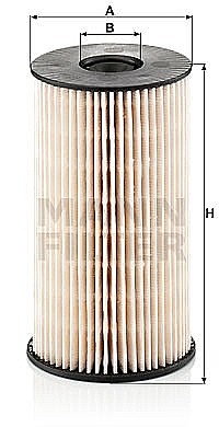 Filtre auto - MANN-FILTER PU 825 X
