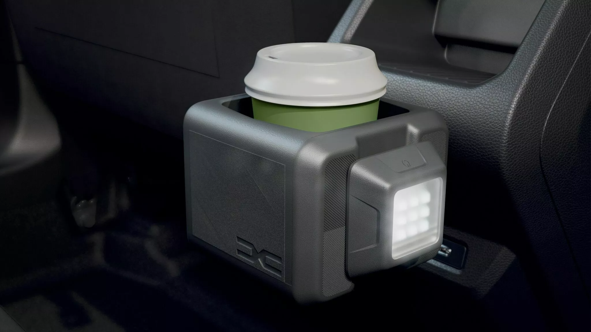 YouClip – suport multifuncțional pentru pahare 3 IN 1, adecvat vehiculelor Dacia Duster III, Spring, Bigster. [1]