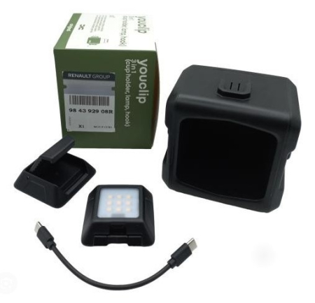 Accesorii auto - YouClip – suport multifuncțional pentru pahare, adecvat vehiculelor Dacia Duster III, Spring, Bigster.