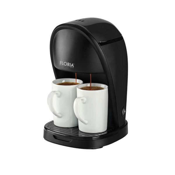 Aparat de facut cafea 2 cani incluse 450 W – filtru lavabil, compact [3]