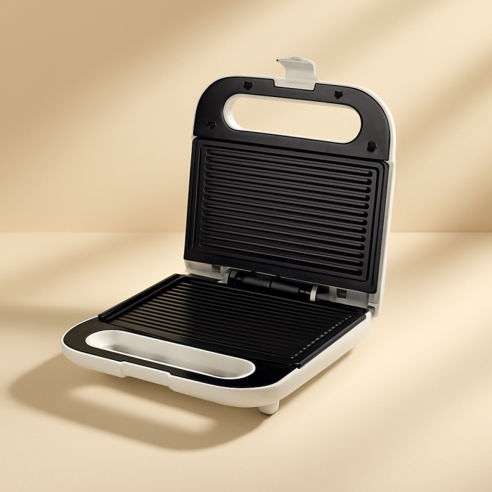 Sandwich maker cu termostat automat – Placi Antiaderente, Gătire Rapidă [1]