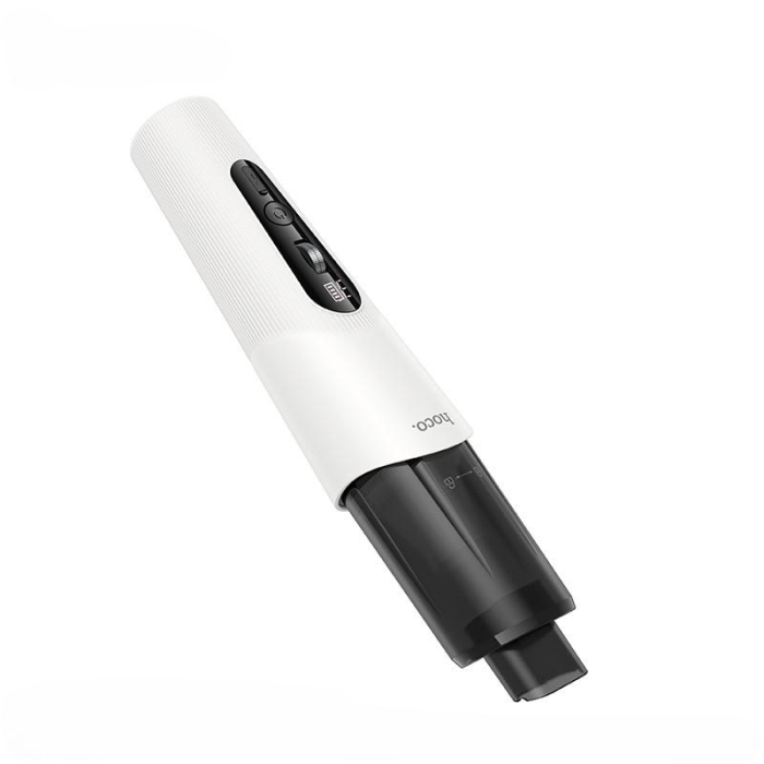 Aspirator portabil HOCO 50W – functie dubla suflare si aspirare, baterie 3600mAh, alb [2]