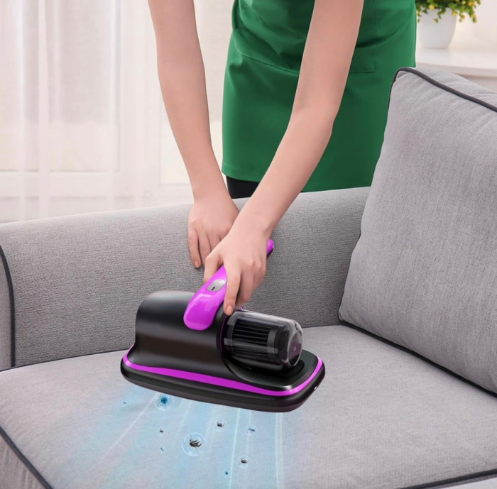 Aspirator portabil pentru indepartare acarieni cu functie de sterilizare [7]