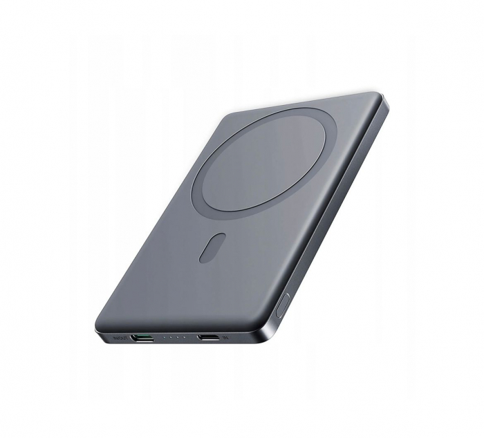 Baterie externă slim magnetică wireless cu încărcare rapidă 20W [6]