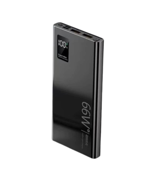 Baterie externa Super Fast Charge, 66W, Led digital, Capacitate 20.000mAh, Negru [1]