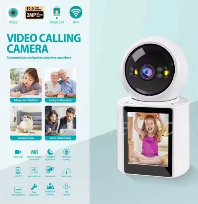 Camera de supraveghere interioara cu monitor smart [2]