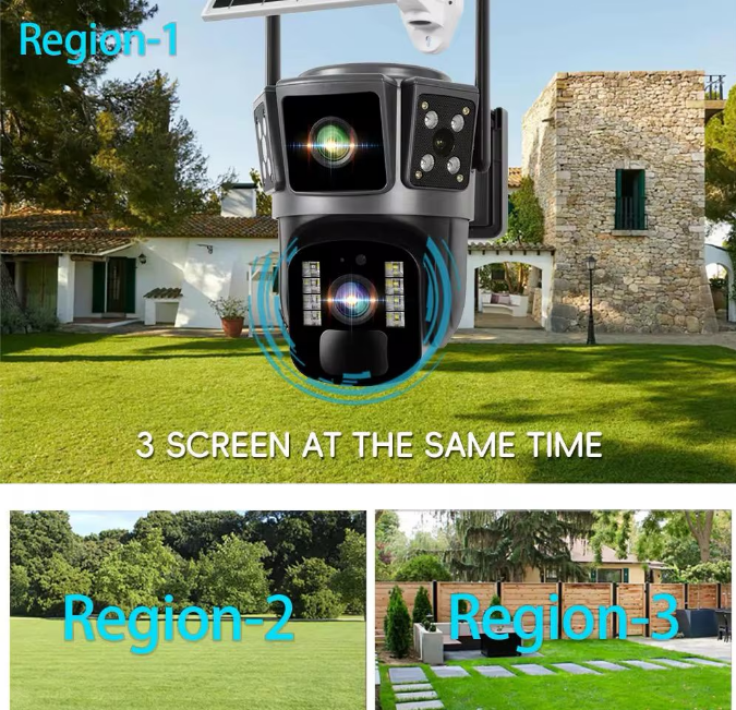 Camera supraveghere solara 4G si Wifi [2]