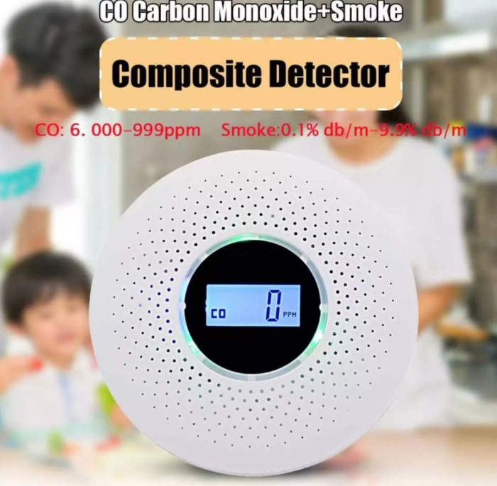 Detector fum si monoxid carbon 2 in 1 cu senzor sensibil si alarma puternica [3]