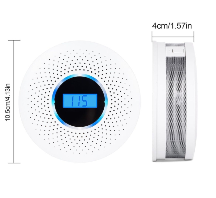 Detector fum si monoxid carbon 2 in 1 cu senzor sensibil si alarma puternica [6]