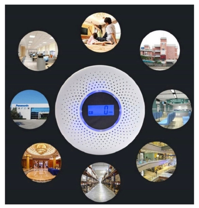 Detector fum si monoxid carbon 2 in 1 cu senzor sensibil si alarma puternica [5]