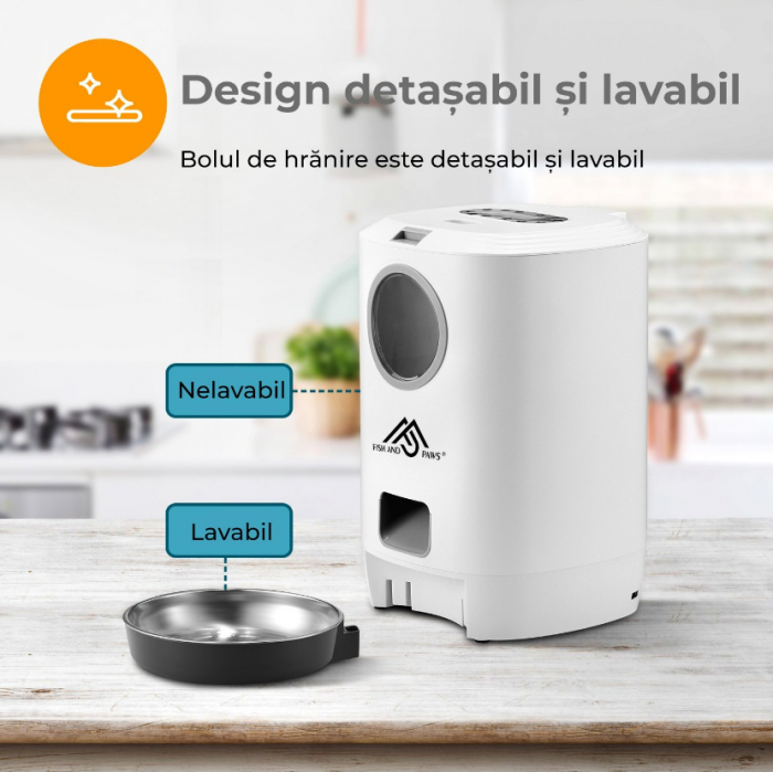 Hranitor automat pentru caini si pisici cu inregistrare vocala [7]