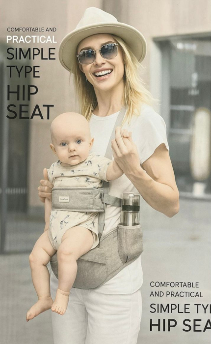 Marsupiu tip centura cu scaunel pentru bebelusi [4]