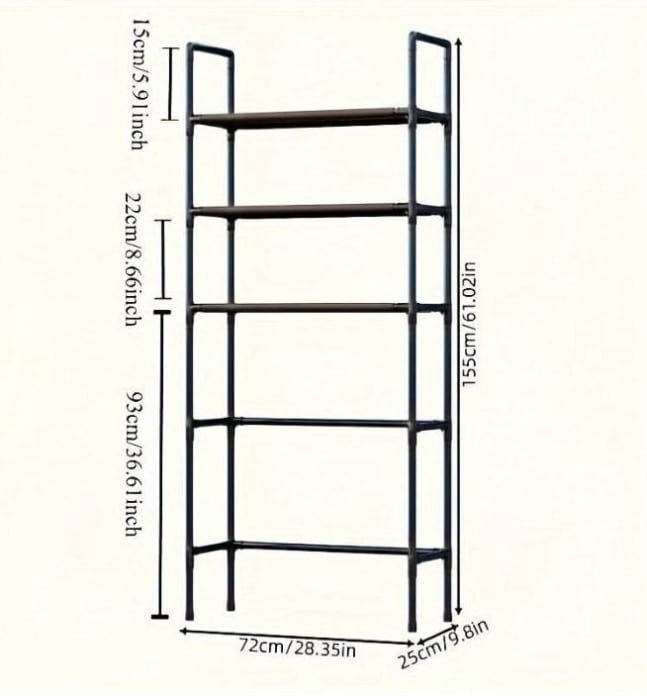 Raft depozitare pentru masina de spalat, Alb [4]
