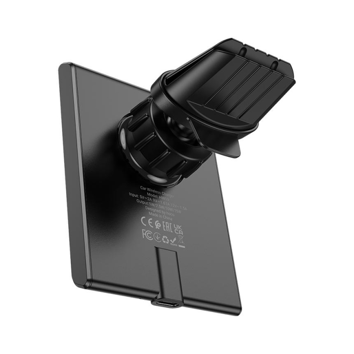 Suport auto cu incarcare wireless, cu MagSafe, Magnetic, 15W, Fast Charging, Negru [3]