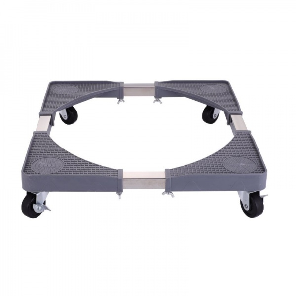 Suport reglabil pentru aragaz, frigider, masina de spalat, roti cu mecanism de blocare, 65cm [1]