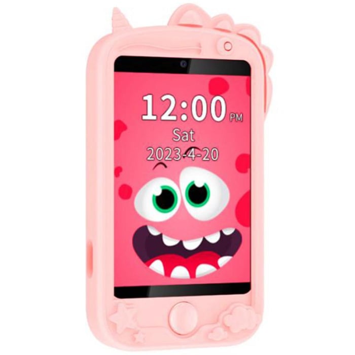 Telefon copii, Smart 4G, GPS si WI-FI, NanoSIM, Dual Camera, Roz [1]