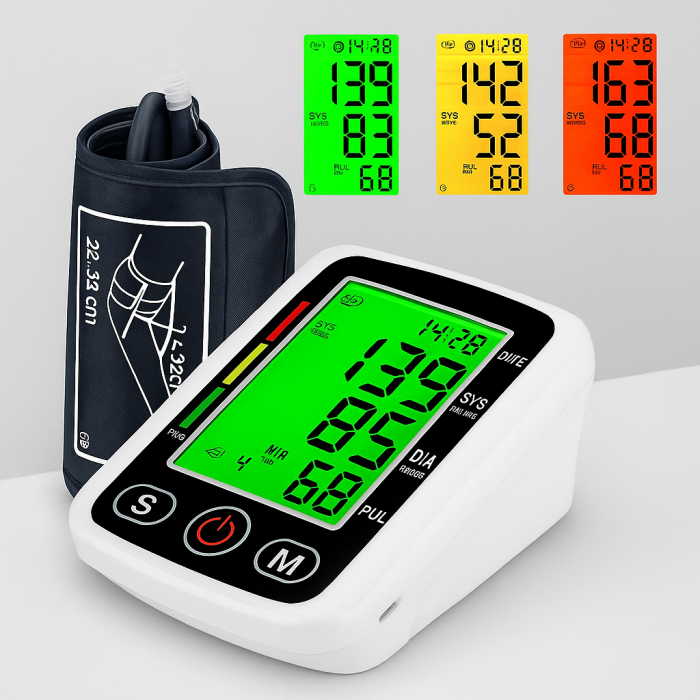 Tensiometru brat digital automat cu senzor puls neregulat – monitorizare completa [1]