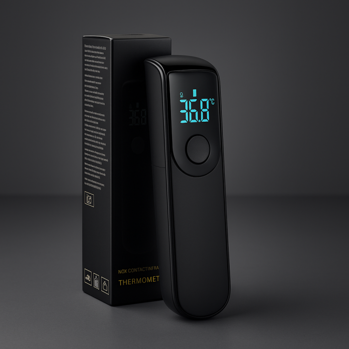 Termometru digital portabil fara contact – masurare rapida si precisa, ecran LED [1]