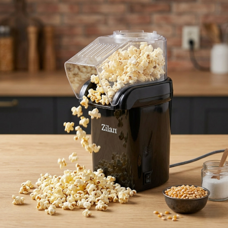 Aparat de Făcut Popcorn cu Aer Cald, 1200W, Fără Ulei, Floria [1]