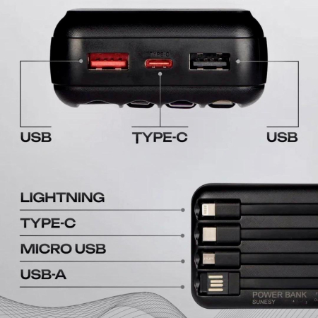 Baterie externa 10000mAh super fast charge 66W – Powerbank ultra rapid pentru Telefon [2]