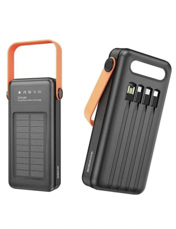 Produse - Baterie externa 30.000mAH cu optiune de incarcare la soare sau prin cablu
