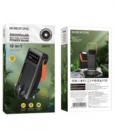 Baterie externa 30.000mAH cu optiune de incarcare la soare sau prin cablu [3]