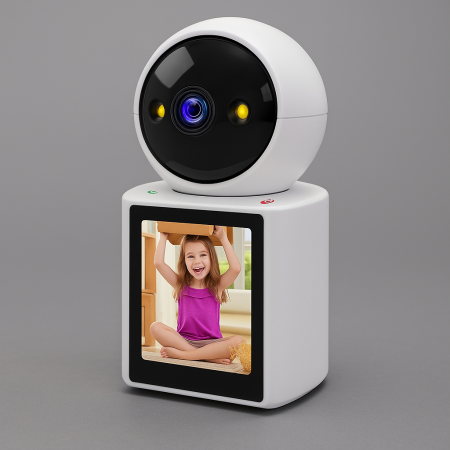 Produse - Camera supraveghere interior cu monitor smart – vizualizare in timp real