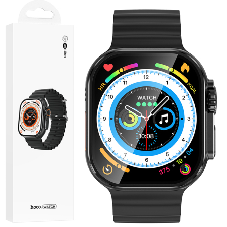 Produse - Ceas SmartWatch, Sport, BT 5.3, functie de apel, 300mAh, Multilanguage, Black