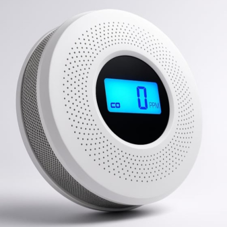 Casa si Gradina - Detector fum si monoxid carbon 2 in 1 cu senzor sensibil si alarma puternica